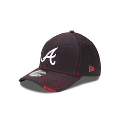 MLB Atlanta Braves Neo Fitted Baseball Cap  Medium/Large  Navy