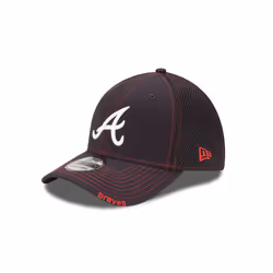 MLB Atlanta Braves Neo Fitted Baseball Cap  Small/Medium  Navy