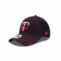 MLB Minnesota Twins Neo Fitted Baseball Cap  Navy  Medium/Large