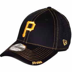 MLB Pittsburgh Pirates Neo Fitted Baseball Cap  Black  Medium/Large