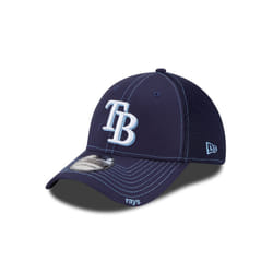 MLB Tampa Bay Rays Neo Fitted Baseball Cap  Light Navy  Small/Medium