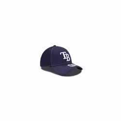 MLB Tampa Bay Rays Neo Fitted Baseball Cap  Light Navy  Small/Medium
