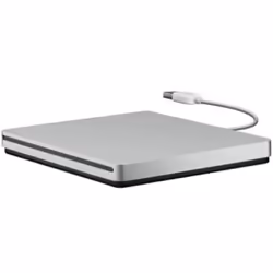 Apple USB SuperDrive, Silver, Slot, Horizontal, DVD±RW, USB 2.0, CD, DVD