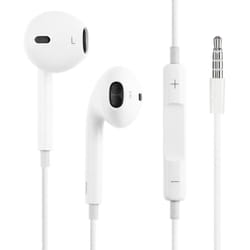 Apple Earpods Earphone Handsfree Kit 3.5mm White - Remote & Mic