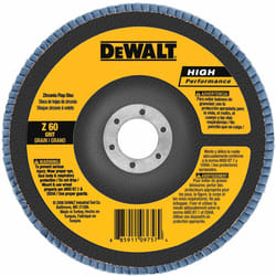 DEWALT DW8351 4-1/2-Inch by 7/8-Inch 40G Type 27 Flap Disc