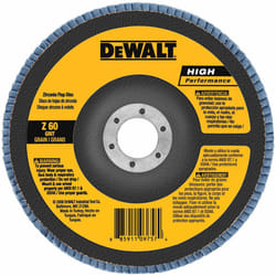 DEWALT DW8352 4-1/2-Inch by 7/8-Inch 60G Type 27 Flap Disc