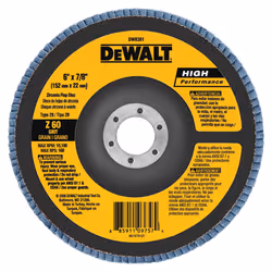 DEWALT DW8381 6-Inch X 7/8-Inch 60G Type 29 Hp Flap Disc
