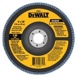 DEWALT DW8381 6-Inch X 7/8-Inch 60G Type 29 Hp Flap Disc