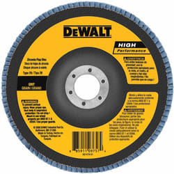 DEWALT DW8381H 6-Inch X 5/8-Inch-11 60G Type 29 Hp Flap Disc
