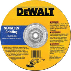 DEWALT DW8457H T27 Stainless Steel Cutting/Grinding Wheel  5/8-11 Arbor  6-Inch by 1/8-Inch
