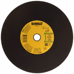 DEWALT DWA8036 Concrete/Masonry Port Cutoff Wheel 12-Inch x 1/8-Inch x 1-Inch Aluminum Oxide Coarse Grit Reinforced Mult ...