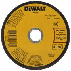 DEWALT DWA8050 4 x .045 x 5/8 T1 Cutting