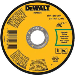 DEWALT DWA8051C Masonry Cut-Off Wheel  4-1/2-Inch X .045-Inch X 7/8-Inch
