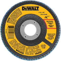 DEWALT DWA8208 80 Grit Zirconia T29 Flap  4-1/2-Inch X 7/8-Inch