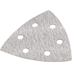 DEWALT DWASPTRI08 Hook and Loop Triangle 80 Grit Sandpaper  12-Pack