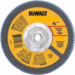 DEWALT DWA8208H 80 Grit Zirconia T29 Flap Disc  4-1/2-Inch x 5/8-11-Inch