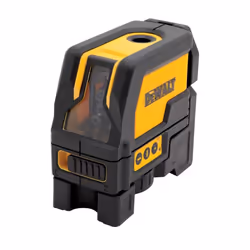 DEWALT Cross Line and Spot Laser Level Red 165 Ft. (DW0822)