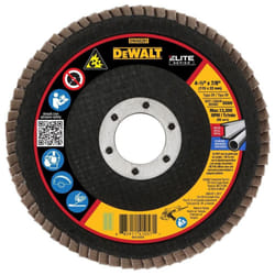 DEWALT DWA8281 60G T29 XP Ceramic Flap Disc  4-1/2"""" x 7/8""""