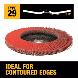 DEWALT DWA8281 60G T29 XP Ceramic Flap Disc  4-1/2"""" x 7/8""""