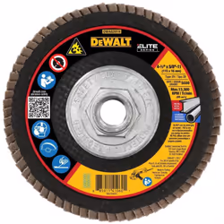 DEWALT DWA8281H 60G T29 XP Ceramic Flap Disc 4-1/2"""" x 5/8""""
