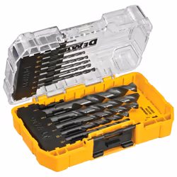 DEWALT Drill Bit Set  14-Piece  135 Degree Split Point  For Plastic  Wood and Metal (DWA1184)