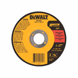 DEWALT DWA8426F T27 HP Fast Cut-Off Wheel  6"""" x 0.040"""" x 7/8""""