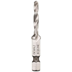 DEWALT DWADTQTR832 Impact Ready 8-32 UNC Drill Tap  1/4"""" Capacity