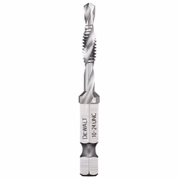 DEWALT DWADTQTR1024 Impact Ready 10-24 UNC Drill Tap 1/4"""" Capacity