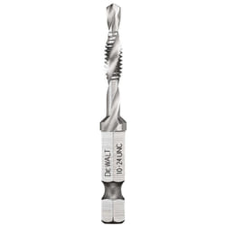 DEWALT DWADTQTR1024 Impact Ready 10-24 UNC Drill Tap  1/4"""" Capacity