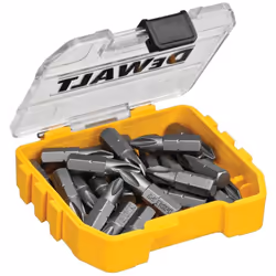 DEWALT Screwdriver Set  Phillips #2  1-Inch  25-Piece (DWAF2002B25)  Yellow
