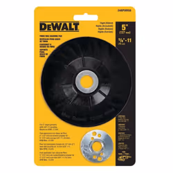 DEWALT DABP5RR58 BACKING PAD 5"""" RIBBED RIGID 5/8-11