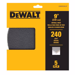 DEWALT Drywall Mesh  9 in.  5-Pack  240G (DWAM2405P)