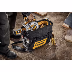 DEWALT Tool Bag  Water Resistant  Hard Bottom  20-inch  Professional Tool Tote with Organization (DWST560104)