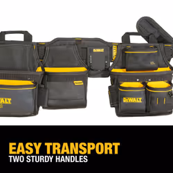 DEWALT Tool Belt  Durable  26 Pocket Professional Belt (DWST540601)