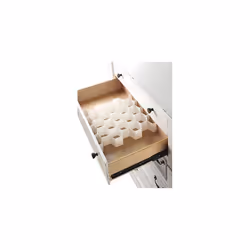 Honeycomb Drawer Organizer, White, One Size