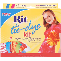 Phoenix Brands Rit Tie-Dye Kit, Turquoise, Yellow & Fuchsia