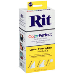 Rit Dye Color Perfect 8oz  Lemon Twist Yellow 8 Fl Oz