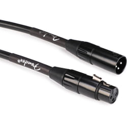 Fender Professional Series Microphone Cable, Guitar Cable, Guitar Accessories, XLR, Black, 15ft