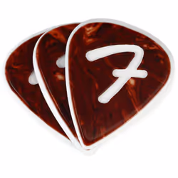 Fender F Grip Guitar Picks 351 Shape  Shell  3-Pack