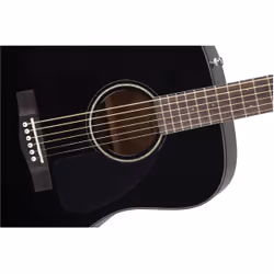 Fender CD-60 DREAD V3 DS Acoustic guitar Dreadnought 6 strings Black, Walnut - Additional view 5