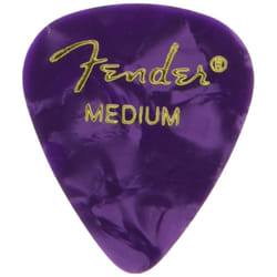 Fender Premium Celluloid Guitar Picks 351 Shape  Purple Moto  Medium  12-Pack