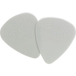 Fender Nylon Guitar Picks 351 Shape  Guitar Accessories  White  0.60mm  12-Pack