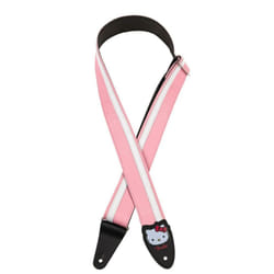 Fender Hello Kitty Leather Strap  Adjustable Length from 34"""" to 59""""  Leather Ends  Pink