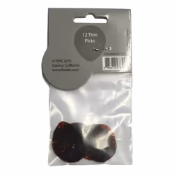 Fender Classic Celluloid Guitar Picks 347 Shape  Guitar Accessories  Tortoise Shell  Thin  12-Pack