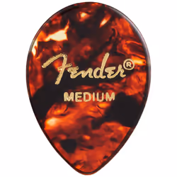 Fender classic celluloid guitar Picks 354 Shape  Tortoise Shell  Medium  12-Pack
