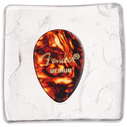 Fender Classic Celluloid Guitar Picks 358 Shape  Guitar Accessories  Tortoise Shell  Medium  12-Pack