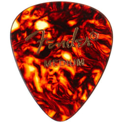 Fender Classic Celluloid Guitar Picks 451 Shape  Tortoise Shell  Medium  12-Pack