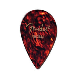 Fender Classic Celluloid Guitar Picks 551 Shape  Tortoise Shell  Thin  12-Pack