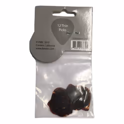 Fender Classic Celluloid Guitar Picks 551 Shape  Tortoise Shell  Thin  12-Pack