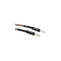 Festival Instrument Cable, Straight/Straight, 18.6', Pure Hemp, Rainbow